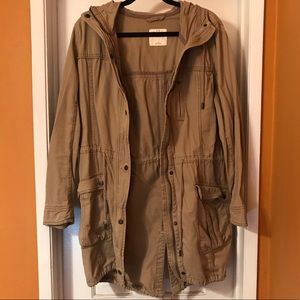 Tan parka